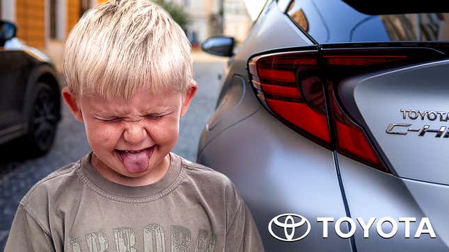 Image for article titled Toyota Unveils New Bitter Coating To Prevent Children From Swallowing Cars