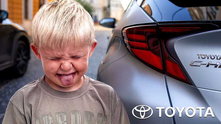 Image for Toyota Unveils New Bitter Coating To Prevent Children From Swallowing Cars
