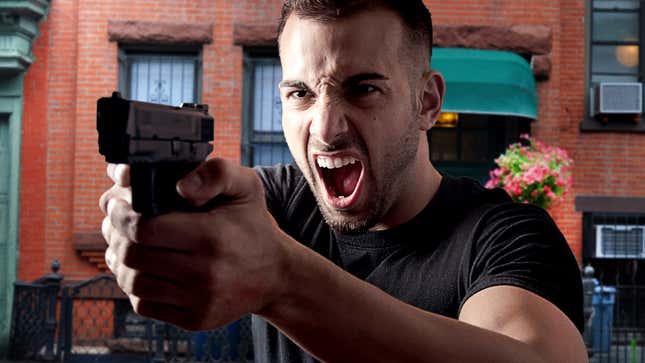 Image for article titled Man Feels Like Bystanders Are Arguing For Him To Put Gun Down In Bad Faith