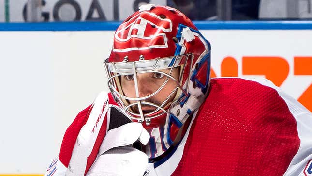 Image for article titled Carey Price Lets In Easy Goal While Contemplating Chemical Properties Of Ice